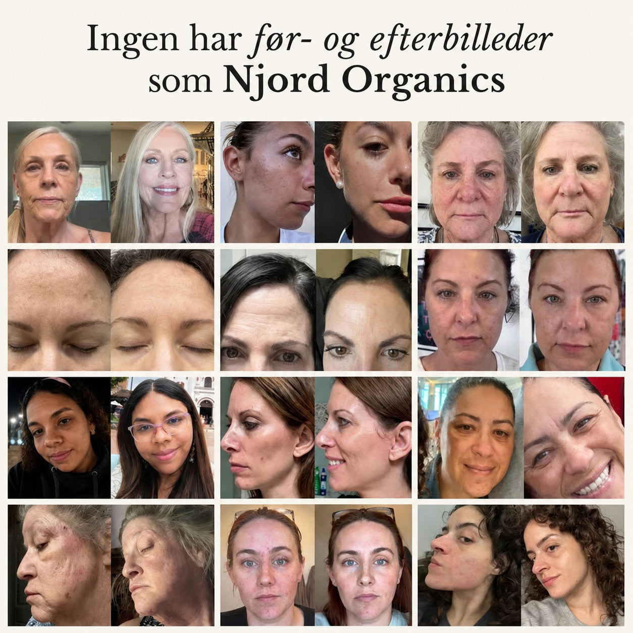 Det komplette system til modne kvinders hud